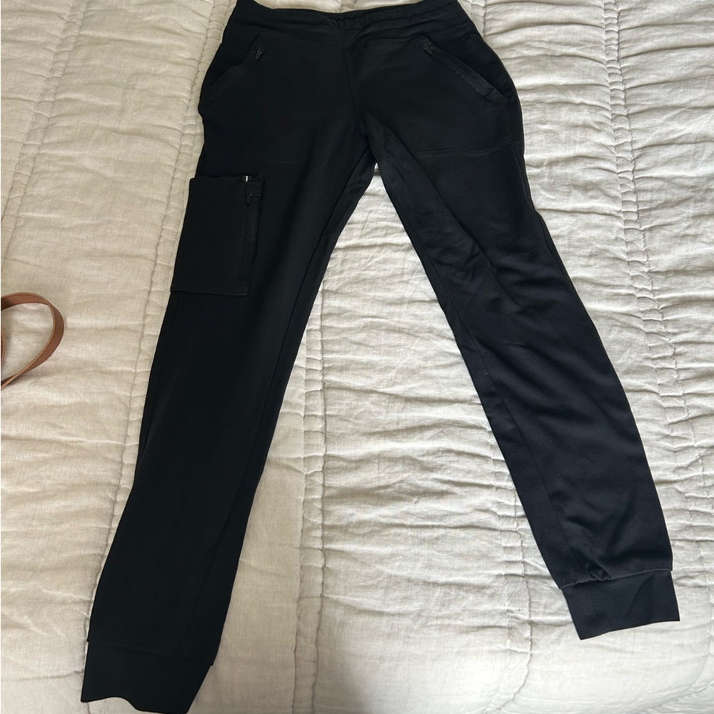 Jaanuu Black Jogger Scrub pants
